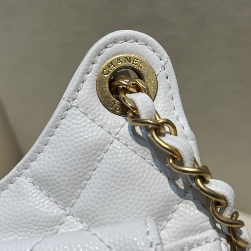 Replica CHANEL 23c Hobo Small White - near-authentic luxury replica handbag