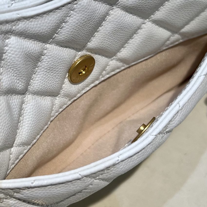 Replica CHANEL 23c Hobo Small White - 1:1 designer replica handbag