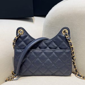Replica CHANEL 23c Hobo Small Dark Blue 3 Replica CHANEL 23c Hobo Small Dark Blue - 1:1 designer replica handbag