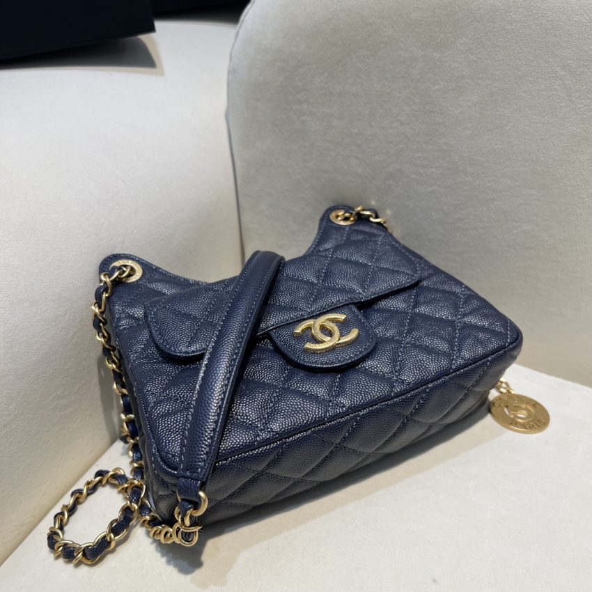 Replica CHANEL 23c Hobo Small Dark Blue 4 Replica CHANEL 23c Hobo Small Dark Blue - best quality luxury bag dupe