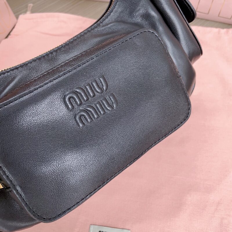 Replica Miu Miu Nappa Pocket Bag Black 5 Replica Miu Miu Nappa Pocket Bag Black - best-selling designer handbag dupe