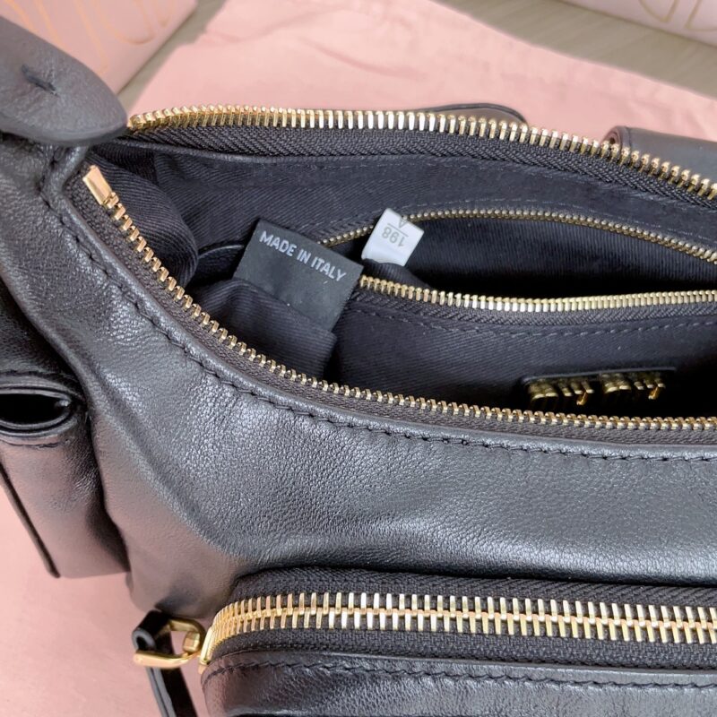 Replica Miu Miu Nappa Pocket Bag Black 7 Replica Miu Miu Nappa Pocket Bag Black - premium-grade designer purse dupe