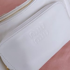 Replica Miu Miu Nappa Pocket Bag White 2 Replica Miu Miu Nappa Pocket Bag White - premium 1:1 fake handbag model