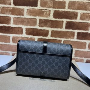 Replica Gucci GG messenger Black Canvas 9 Replica Gucci GG messenger Black Canvas - high-end fake designer purse