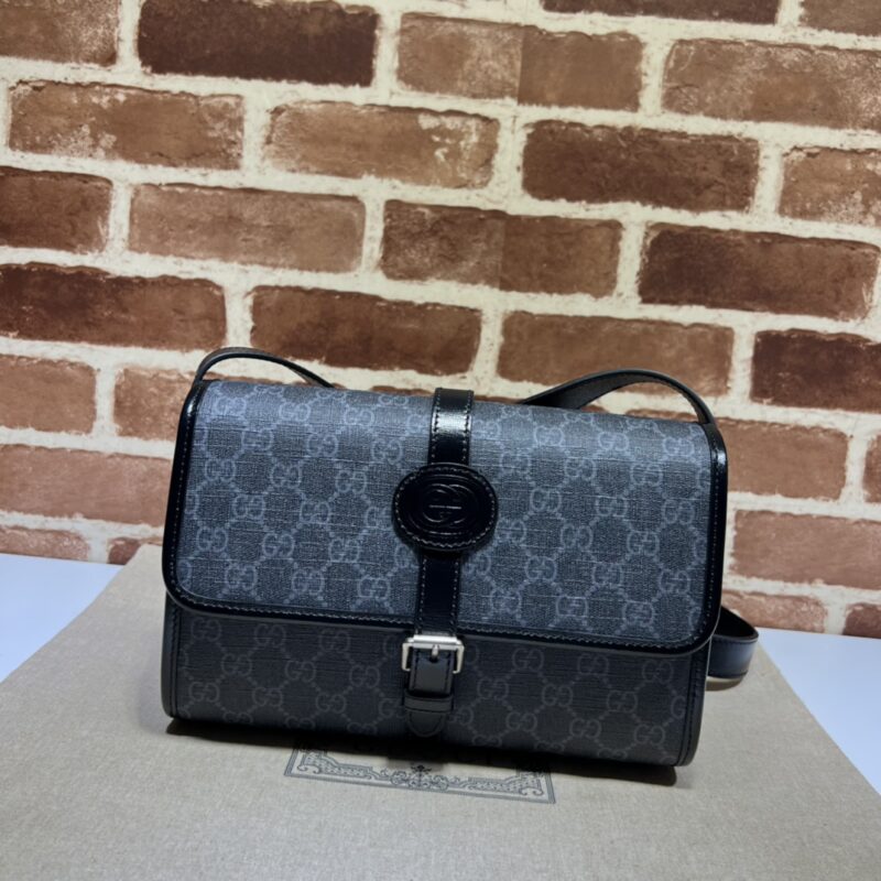Replica Gucci GG messenger Black Canvas 4 Replica Gucci GG messenger Black Canvas - high-quality designer bag clone