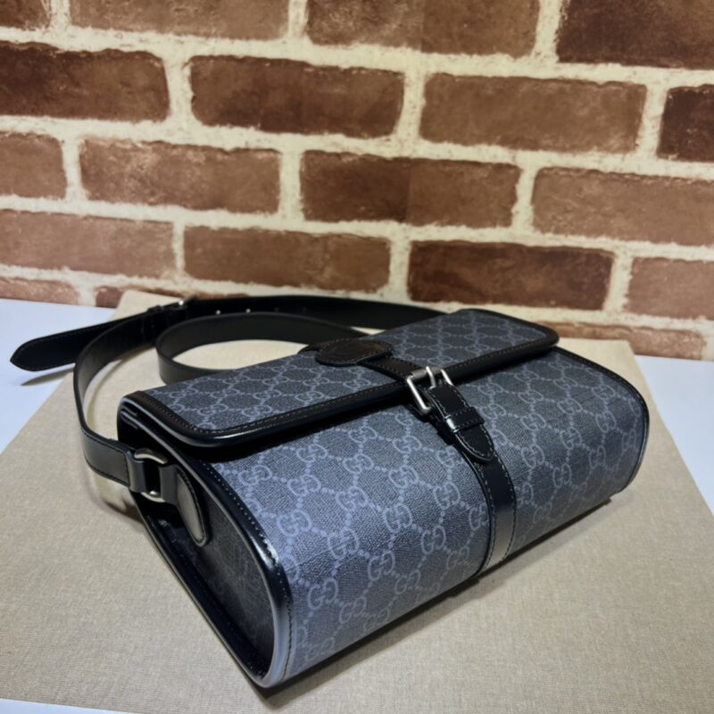 Replica Gucci GG messenger Black Canvas 2 Replica Gucci GG messenger Black Canvas - elite superclone designer purse