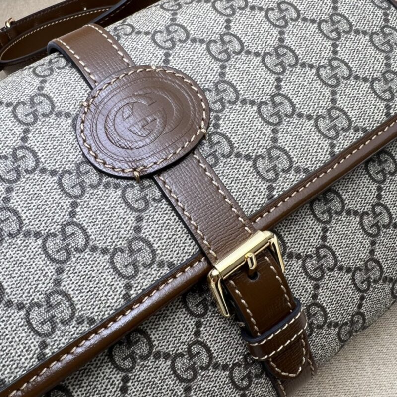Replica Gucci GG messenger Beige Canvas 8 Replica Gucci GG messenger Beige Canvas - premium 1:1 fake handbag model