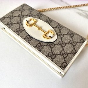 Replica Gucci Horsbet Chain Clutch White 7 Replica Gucci Horsbet Chain Clutch White - best quality luxury bag dupe