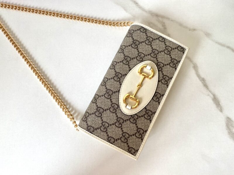 Replica Gucci Horsbet Chain Clutch White 4 Replica Gucci Horsbet Chain Clutch White - high-quality designer bag clone