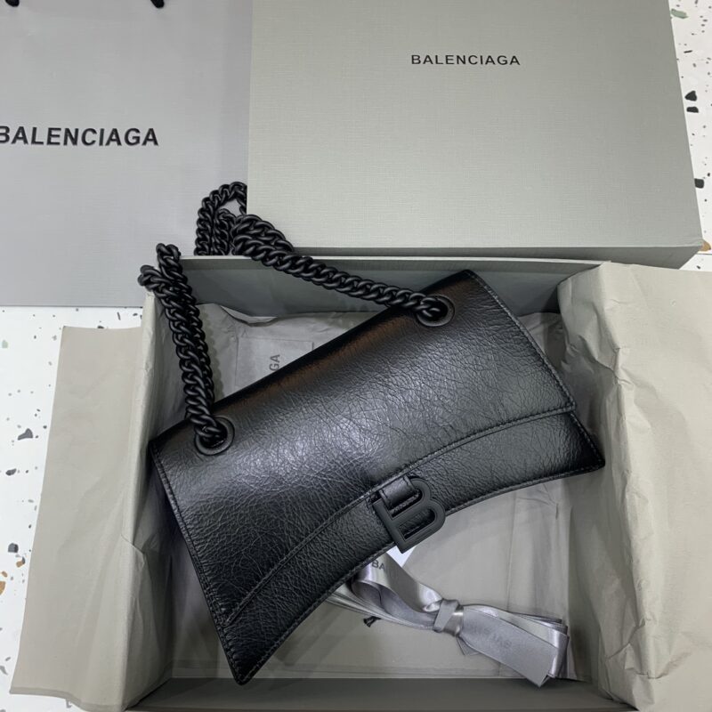 Replica Balenciaga Crush Small Full Black 2.0 1 Replica Balenciaga Crush Small Full Black 2.0 - premium 1:1 fake handbag model