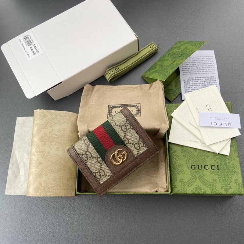 Replica Gucci Ophidia Card Holder - premium 1:1 fake handbag model
