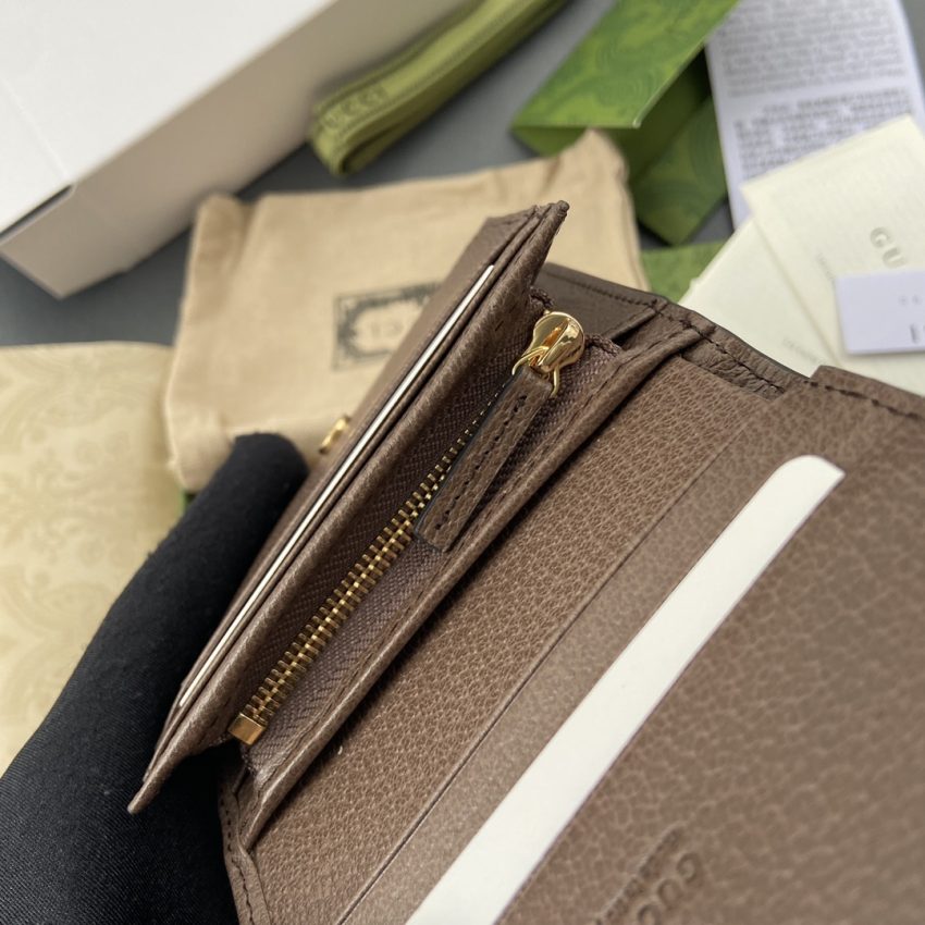 Replica Gucci Ophidia Compact Brown Wallet 5 Replica Gucci Ophidia Compact Brown Wallet - high-accuracy replica luxury purse