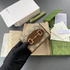 Replica Gucci Horsebit 1955 Wallet Brown 4 Replica Gucci Horsebit 1955 Wallet Brown - authentic-look luxury purse replica