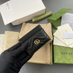 Replica Gucci Marmont Card Holder Black 2 Replica Gucci Marmont Card Holder Black - top-tier luxury replica shoulder bag