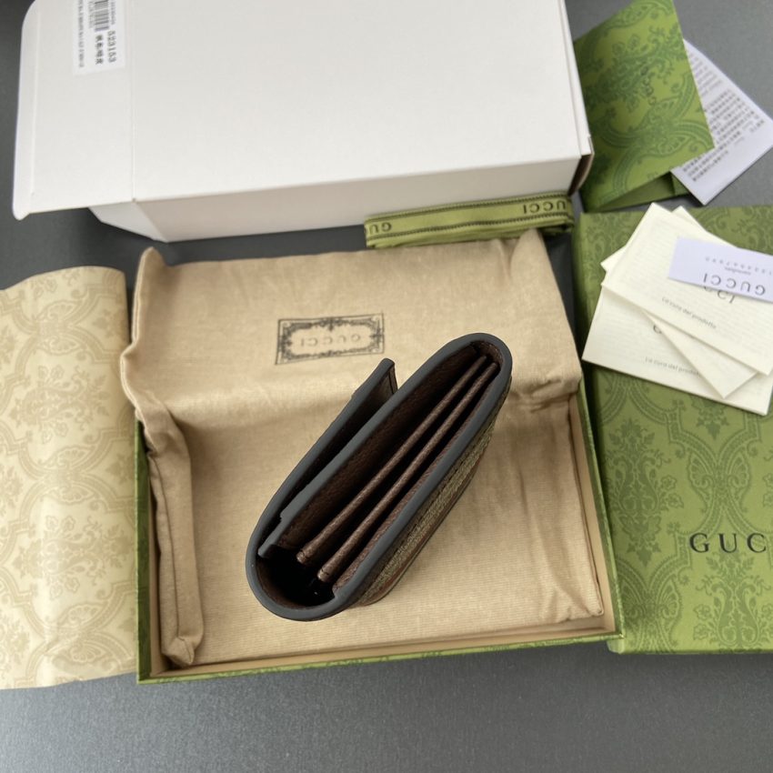 Replica Gucci Ophidia Long Wallet Brown - realistic designer-inspired fake bag