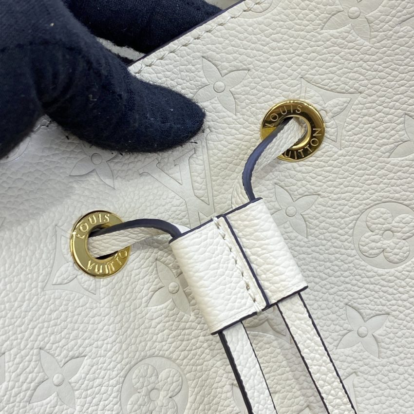Replica Louis Vuitton Noe Bucket White MM 7 Replica Louis Vuitton Noe Bucket White MM - authentic-look luxury purse replica