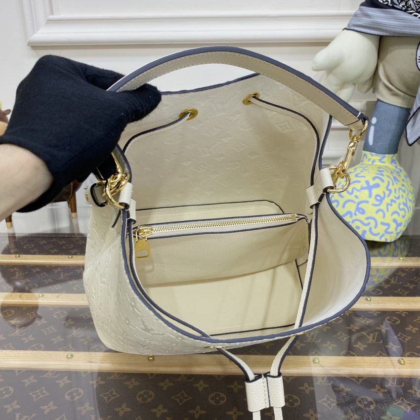 Replica Louis Vuitton Noe Bucket White MM 8 Replica Louis Vuitton Noe Bucket White MM - high-accuracy replica luxury purse
