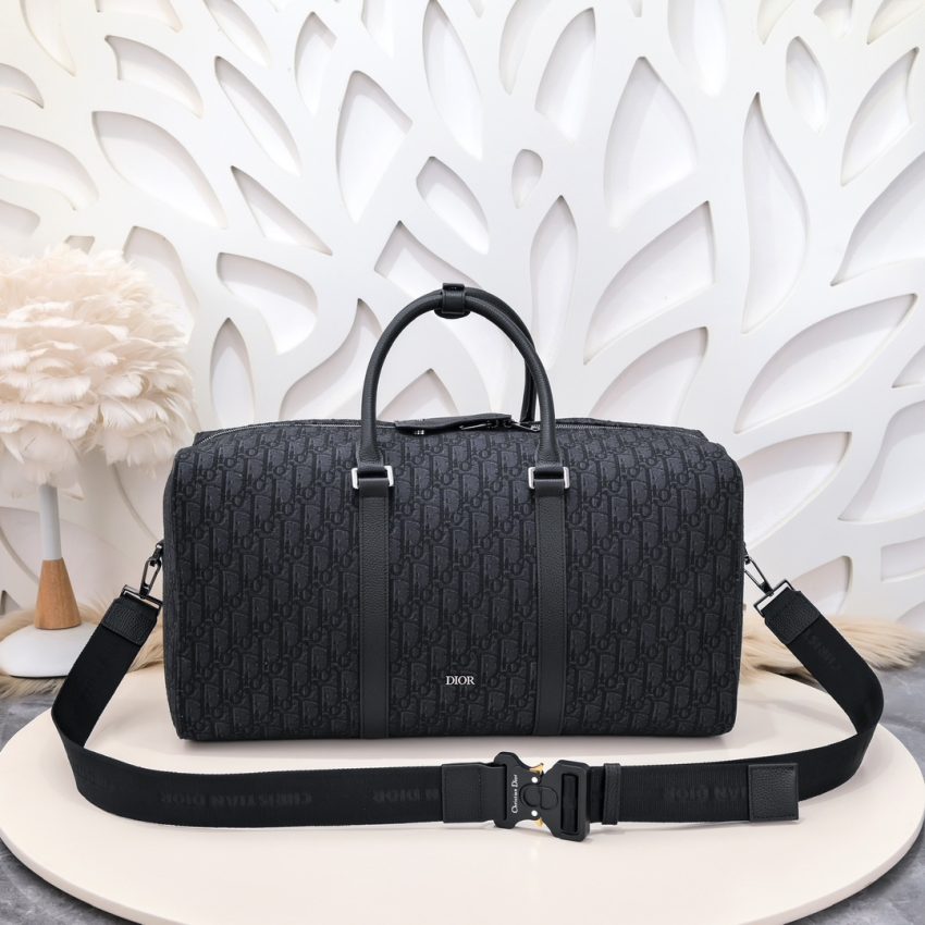 Replica Dior Jacquard Lingot 50 Black 1 Replica Dior Jacquard Lingot 50 Black - best quality luxury bag dupe