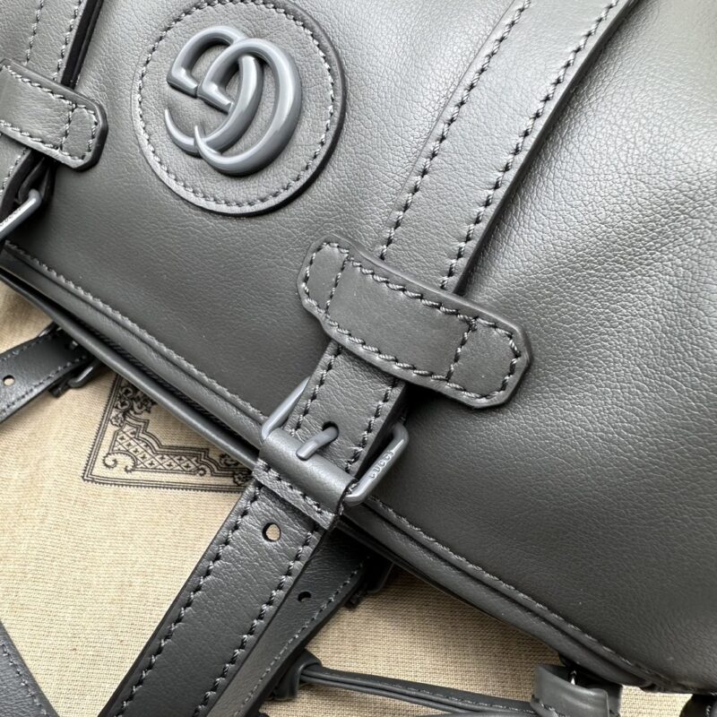 Replica Gucci Luggage Bag Grey - premium 1:1 fake handbag model