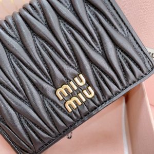 Replica Miu Miu Pocket Wallet Black 6 Replica Miu Miu Pocket Wallet Black - high-accuracy replica luxury purse