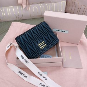 Replica Miu Miu Pocket Wallet Black 5 Replica Miu Miu Pocket Wallet Black - 1:1 designer replica handbag