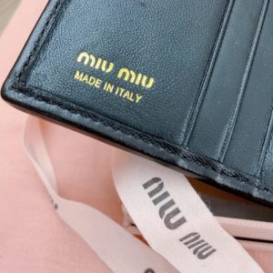 Replica Miu Miu Pocket Wallet Black 4 Replica Miu Miu Pocket Wallet Black - authentic-look luxury purse replica