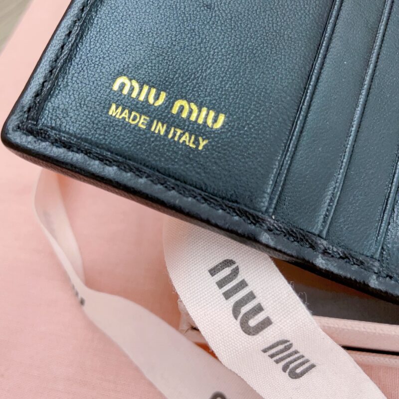 Replica Miu Miu Pocket Wallet Black 4 Replica Miu Miu Pocket Wallet Black - authentic-look luxury purse replica