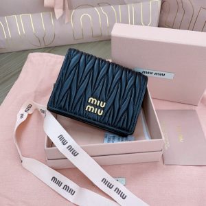 Replica Miu Miu Pocket Wallet Black 1 Replica Miu Miu Pocket Wallet Black - premium-grade designer purse dupe