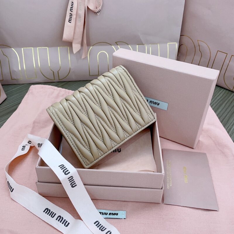 Replica Miu Miu Pocket Wallet Beige 2 Replica Miu Miu Pocket Wallet Beige - authentic-look luxury purse replica