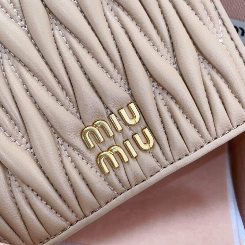 Replica Miu Miu Pocket Wallet Beige 9 Replica Miu Miu Pocket Wallet Beige - high-accuracy replica luxury purse