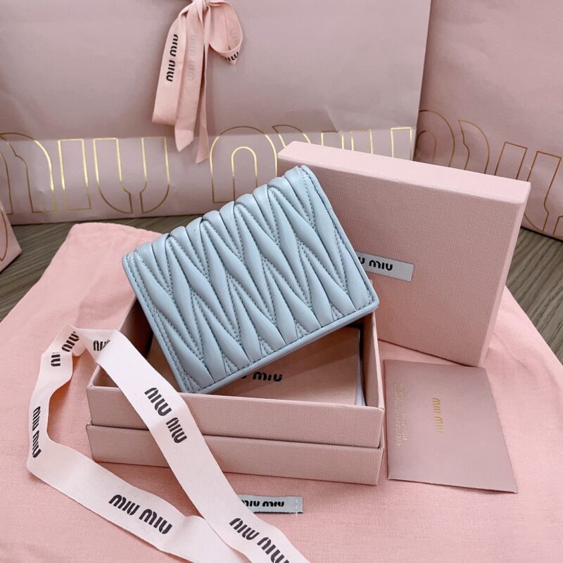 Replica Miu Miu Pocket Wallet Light Blue 6 Replica Miu Miu Pocket Wallet Light Blue - high-end fake designer purse