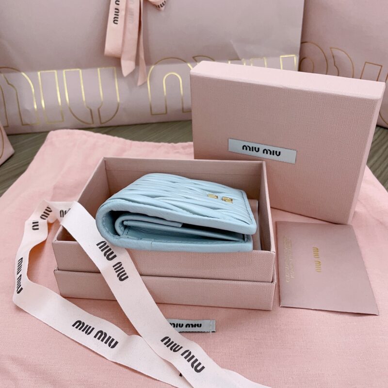 Replica Miu Miu Pocket Wallet Light Blue 7 Replica Miu Miu Pocket Wallet Light Blue - ultra-realistic fake designer tote