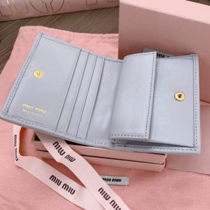 Replica Miu Miu Pocket Wallet Light Blue 8 Replica Miu Miu Pocket Wallet Light Blue - authentic-look luxury purse replica