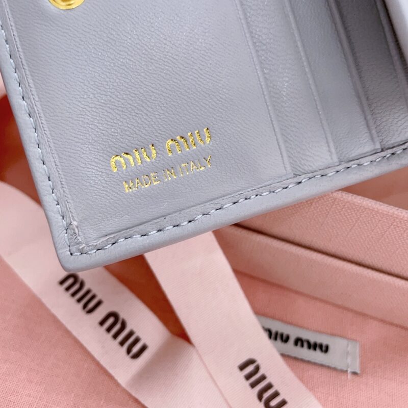 Replica Miu Miu Pocket Wallet Light Blue 9 Replica Miu Miu Pocket Wallet Light Blue - premium-grade designer purse dupe