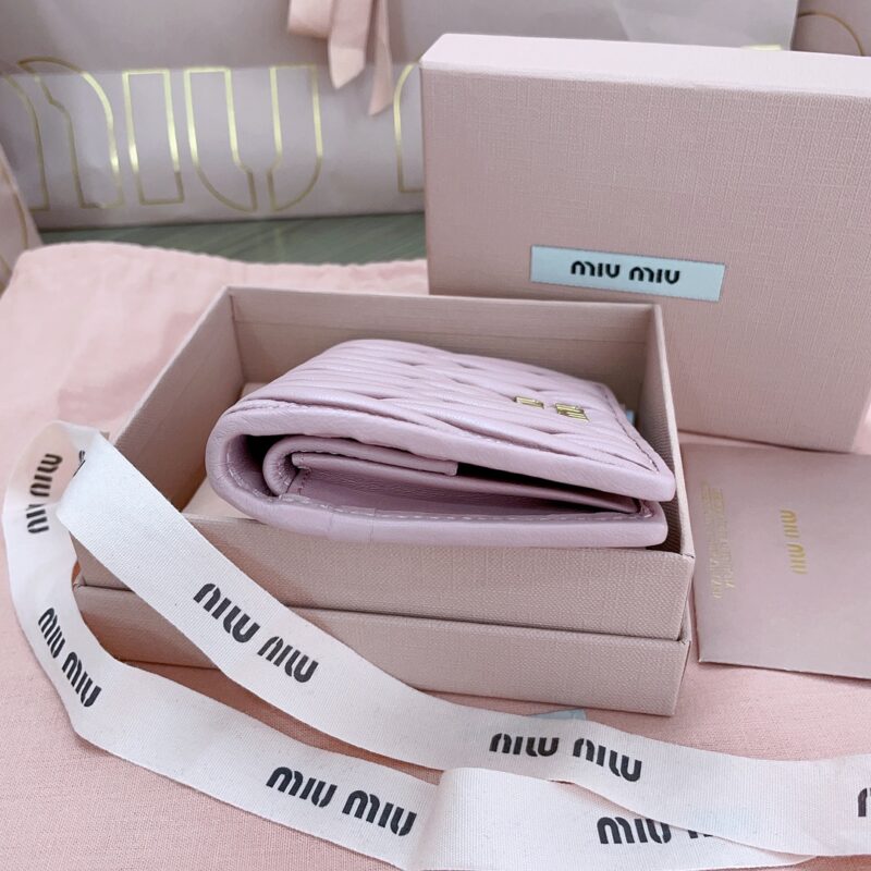 Replica Miu Miu Pocket Wallet Pink 2 Replica Miu Miu Pocket Wallet Pink - elite superclone designer purse