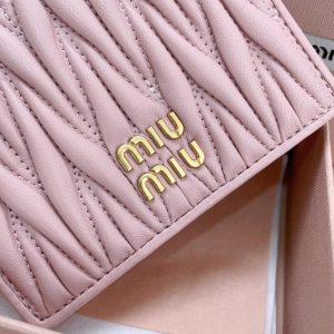 Replica Miu Miu Pocket Wallet Pink 3 Replica Miu Miu Pocket Wallet Pink - elite superclone designer purse