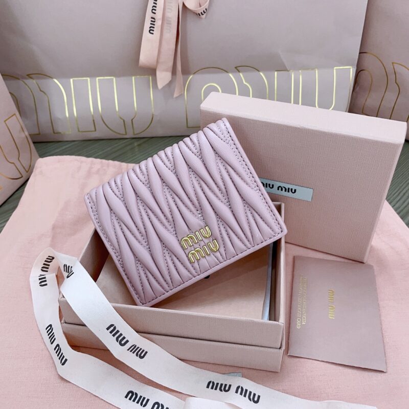 Replica Miu Miu Pocket Wallet Pink 4 Replica Miu Miu Pocket Wallet Pink - 1:1 designer replica handbag