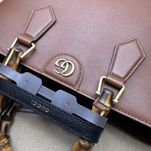 Replica Gucci Diana Medium Tote Bag Brown 2 Replica Gucci Diana Medium Tote Bag Brown - high-quality designer bag clone