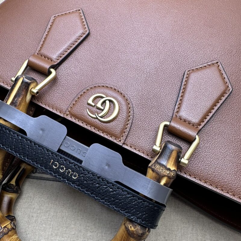 Replica Gucci Diana Medium Tote Bag Brown 2 Replica Gucci Diana Medium Tote Bag Brown - high-quality designer bag clone