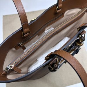 Replica Gucci Diana Medium Tote Bag Brown 4 Replica Gucci Diana Medium Tote Bag Brown - top-tier luxury replica shoulder bag