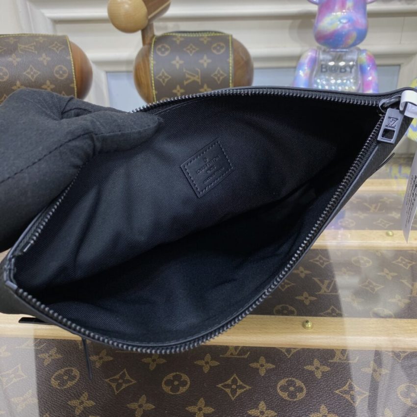 Replica Louis Vuitton Takeoff Pouch Black 6 Replica Louis Vuitton Takeoff Pouch Black - near-authentic luxury replica handbag