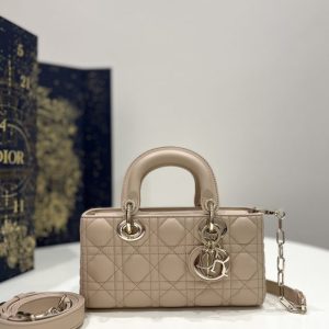 Replica Dior Lady D-Joy Bag Light Caramel 1 Replica Dior Lady D-Joy Bag Light Caramel - near-authentic luxury replica handbag