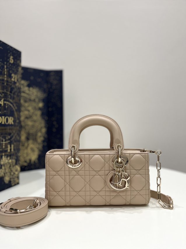 Replica Dior Lady D-Joy Bag Light Caramel 1 Replica Dior Lady D-Joy Bag Light Caramel - near-authentic luxury replica handbag