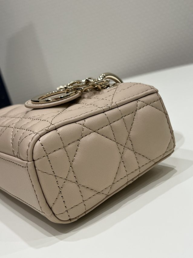 Replica Dior Lady D-Joy Mini Bag Caramel 3 Replica Dior Lady D-Joy Mini Bag Caramel - premium 1:1 fake handbag model