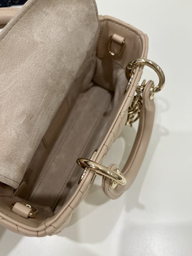 Replica Dior Lady D-Joy Mini Bag Caramel 4 Replica Dior Lady D-Joy Mini Bag Caramel - premium 1:1 fake handbag model