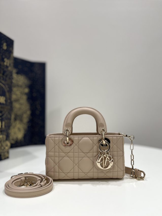 Replica Dior Lady D-Joy Mini Bag Caramel 1 Replica Dior Lady D-Joy Mini Bag Caramel - ultra-realistic fake designer tote