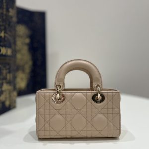 Replica Dior Lady D-Joy Mini Bag Caramel 7 Replica Dior Lady D-Joy Mini Bag Caramel - best quality luxury bag dupe