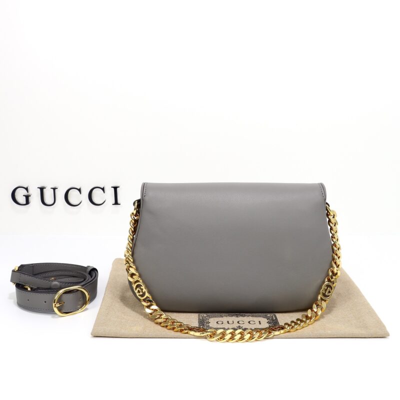 Replica Gucci Blondie Leather Grey 10 Replica Gucci Blondie Leather Grey - realistic designer-inspired fake bag