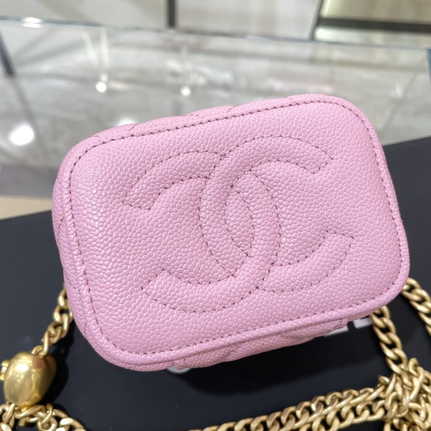 Replica CHANEL 23P Lipstick Bag Pink 2 Replica CHANEL 23P Lipstick Bag Pink - premium 1:1 fake handbag model