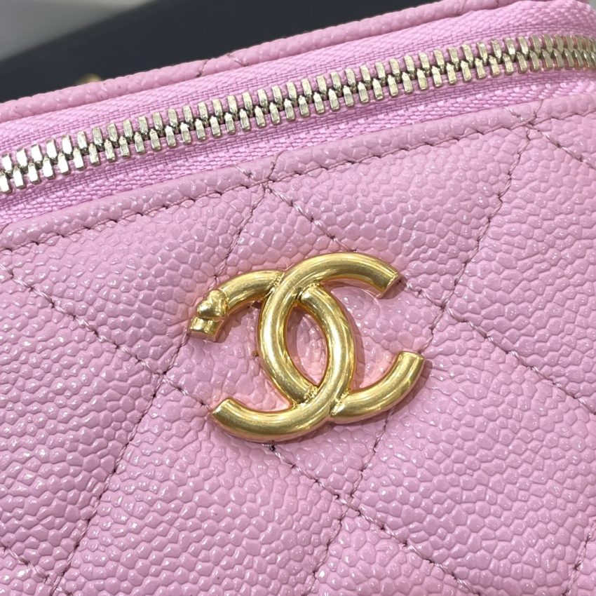 Replica CHANEL 23P Lipstick Bag Pink 7 Replica CHANEL 23P Lipstick Bag Pink - high-end fake designer purse
